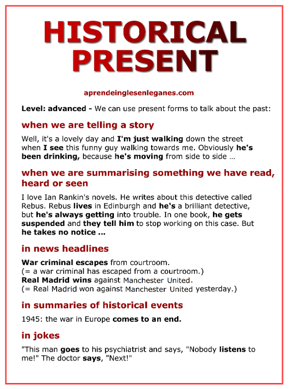 HISTORICAL PRESENT